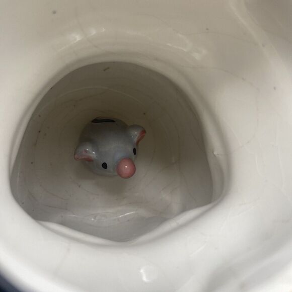 Pier 1 Mug Cat with Mouse inside Coffee Tea Cup - Picture 6 of 11